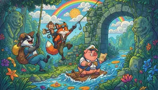 What Makes Humorous Animal Adventure Stories So Engaging for Young Readers?